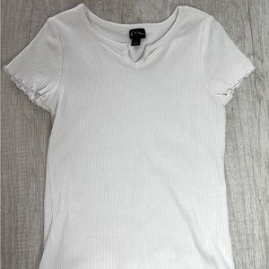 Target white tee shirt kids size medium 7-8